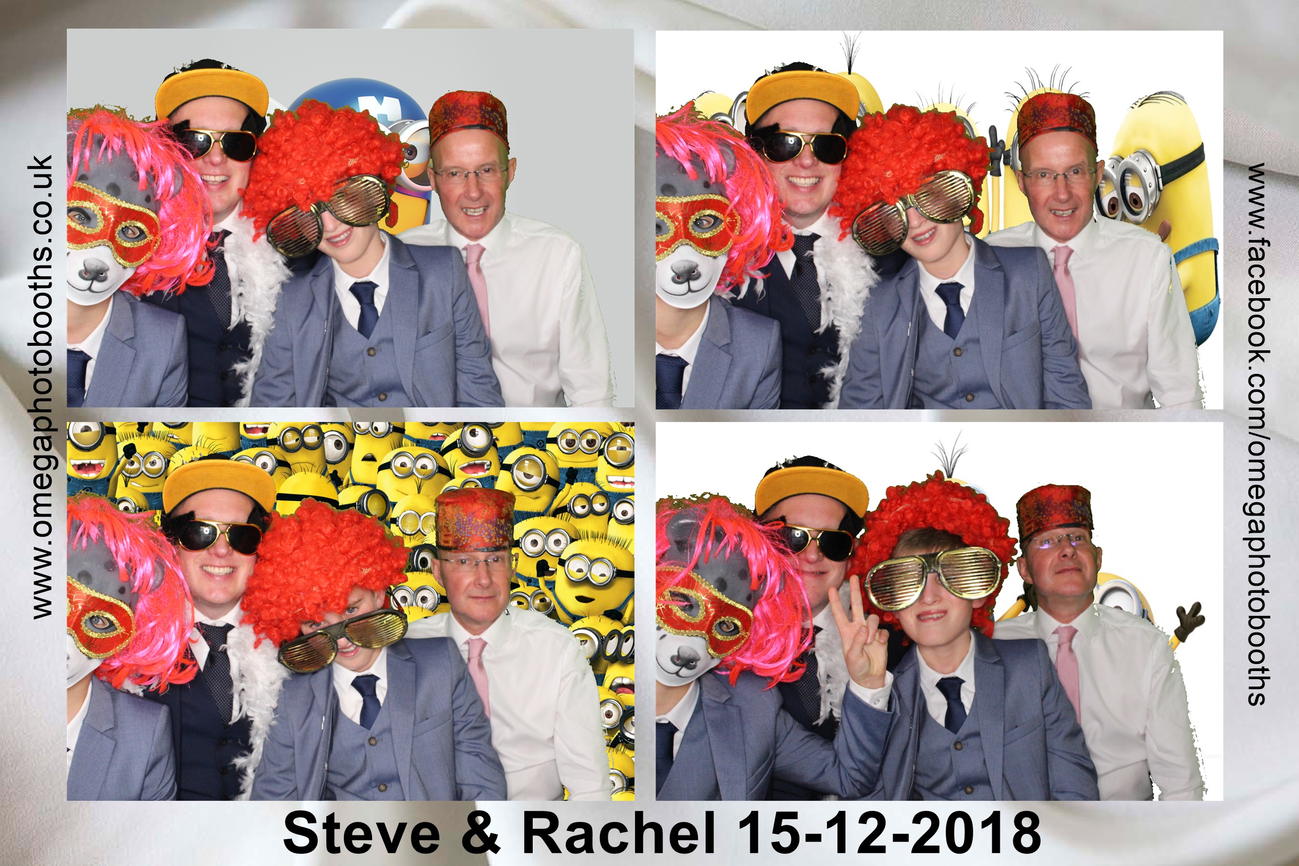 Steve and Rachel's Wedding | View more photos from the event at gallery.omegaphotobooths.co.uk/u/Omega-Photobooths/Steve-and-Rachels-Wedding